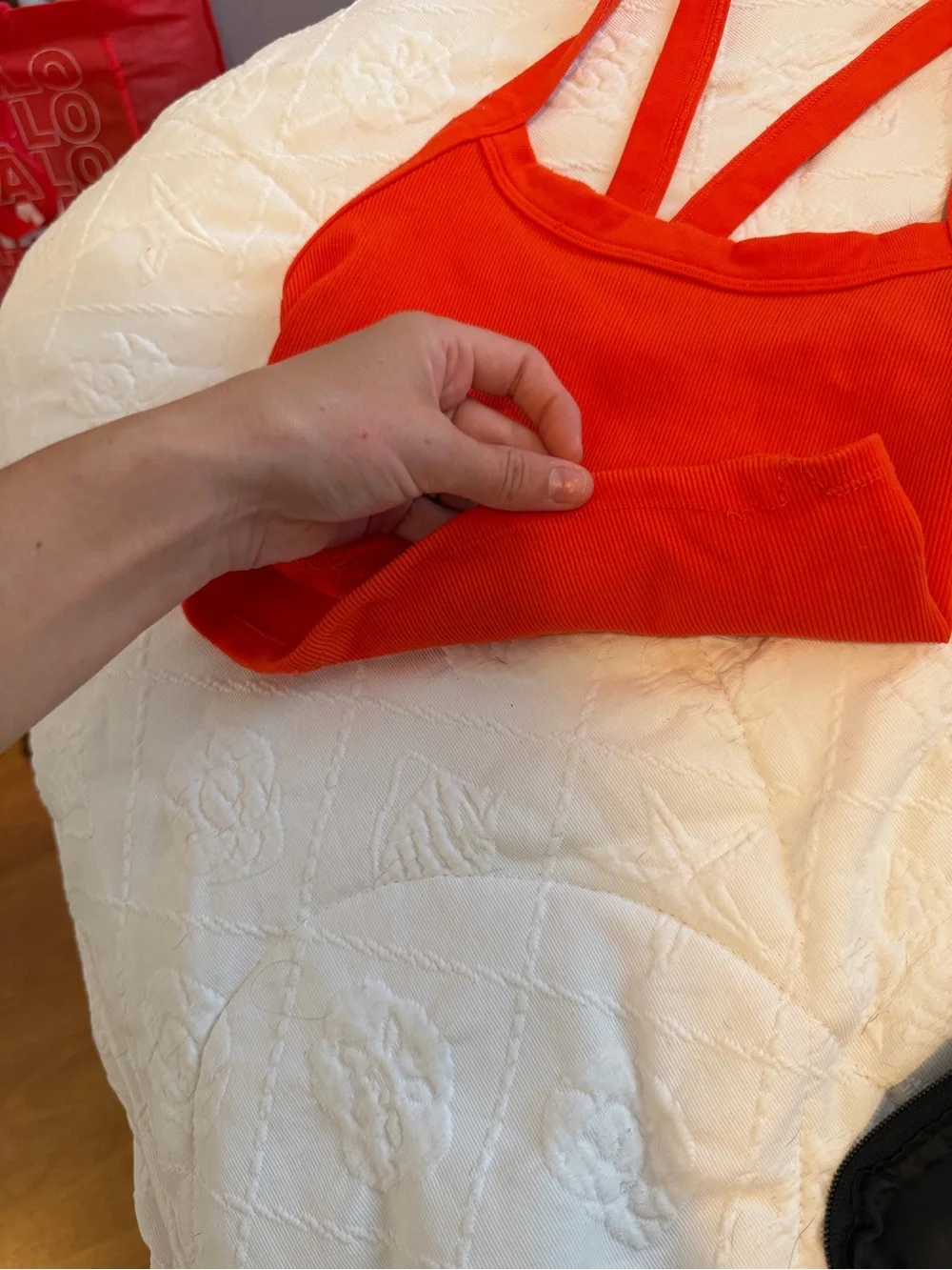 FREE PEOPLE RED TOP - Picture 5 of 8